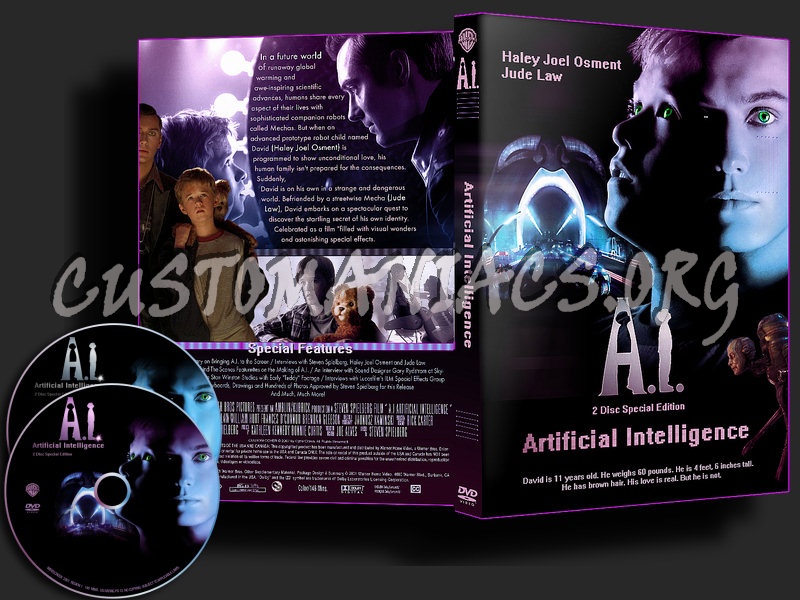 Artificial Intelligence 2 Disc SE dvd cover