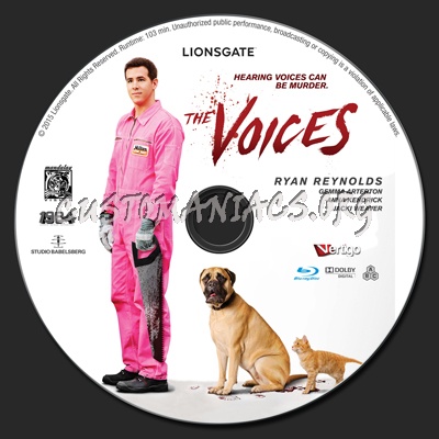 The Voices blu-ray label