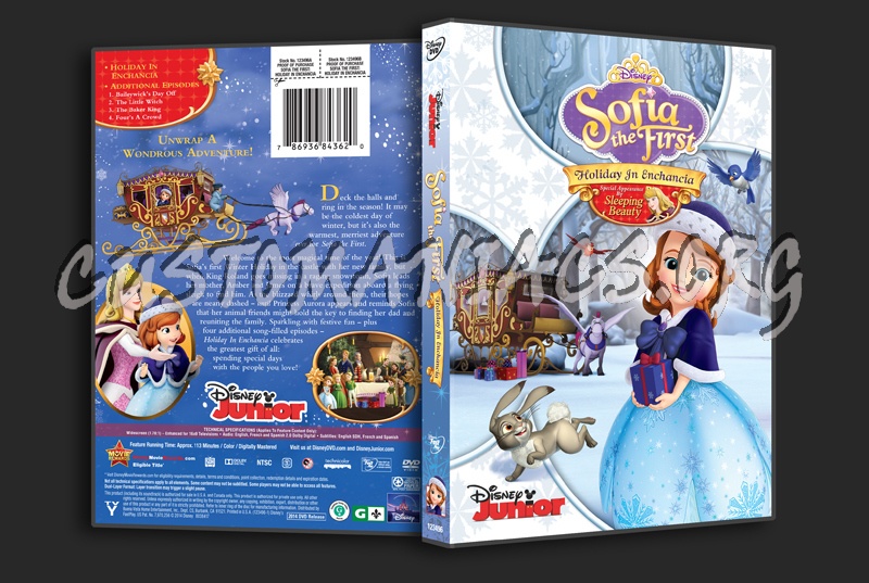 Sofia the First Holiday In Enchancia dvd cover