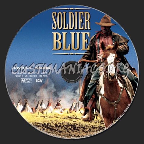 Soldier Blue dvd label