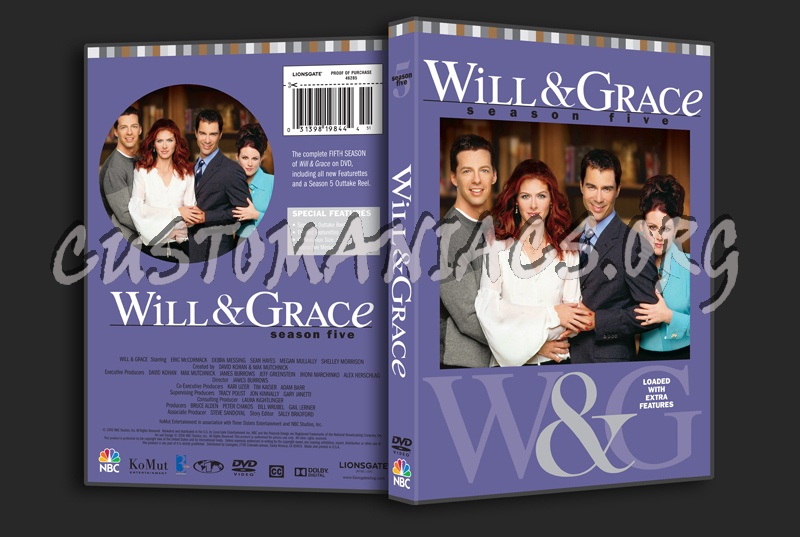 Will & Grace Season 5 dvd cover