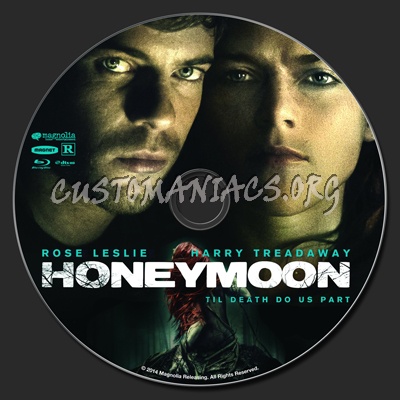 Honeymoon (2014) blu-ray label