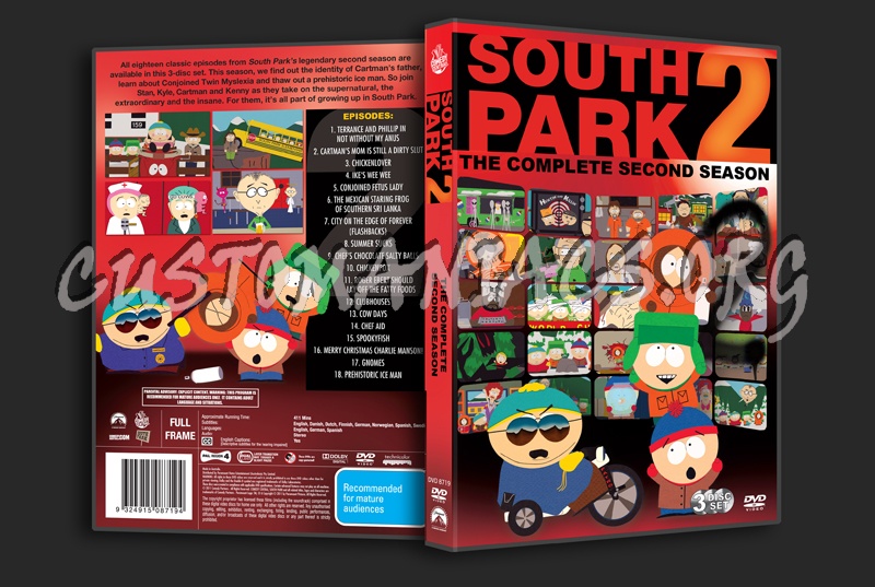 South Park Season 2 dvd cover