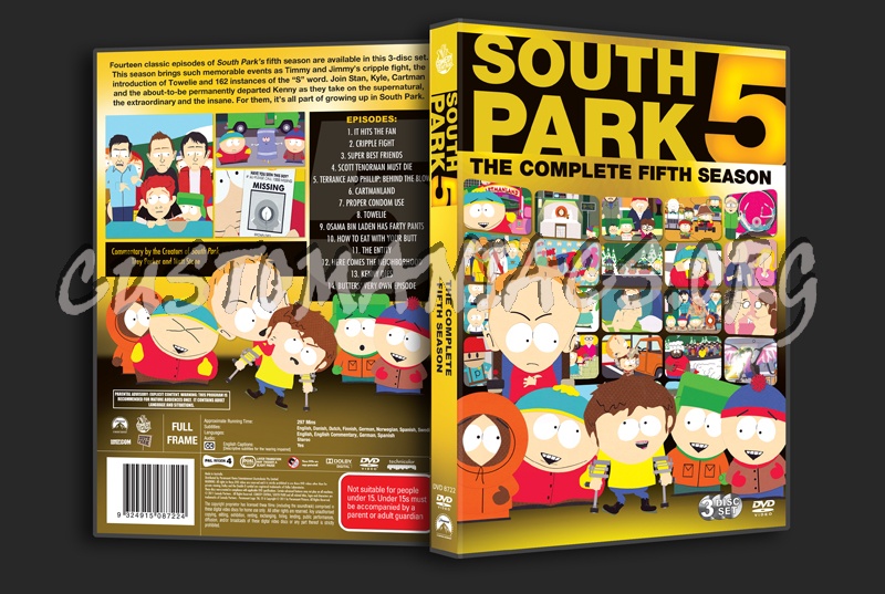 South Park Season 5 dvd cover