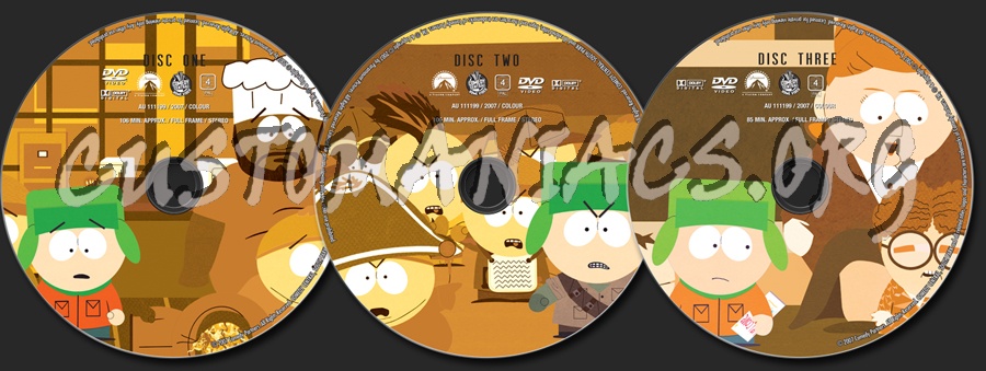 South Park Season 5 dvd label