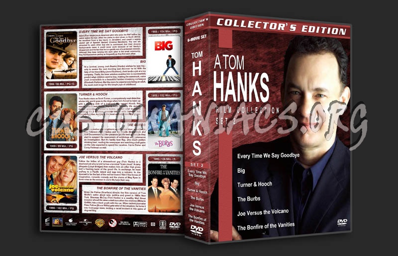 Tom Hanks Film Collection - Set 2 dvd cover