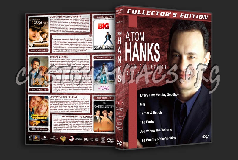Tom Hanks Film Collection - Set 2 dvd cover