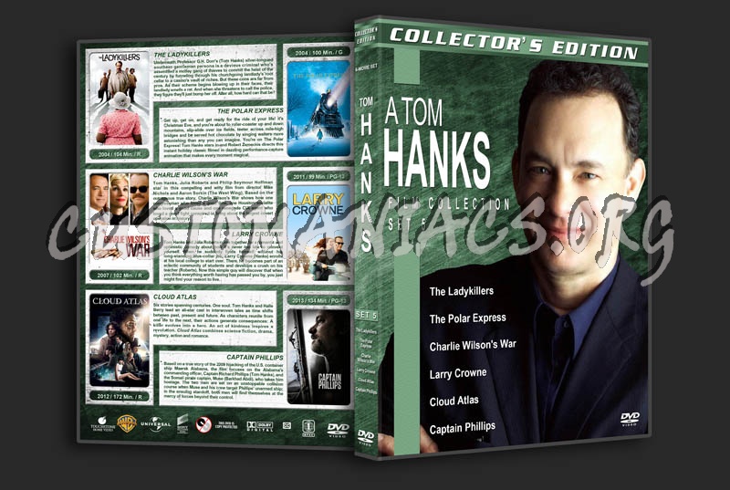 Tom Hanks Film Collection - Set 5 dvd cover