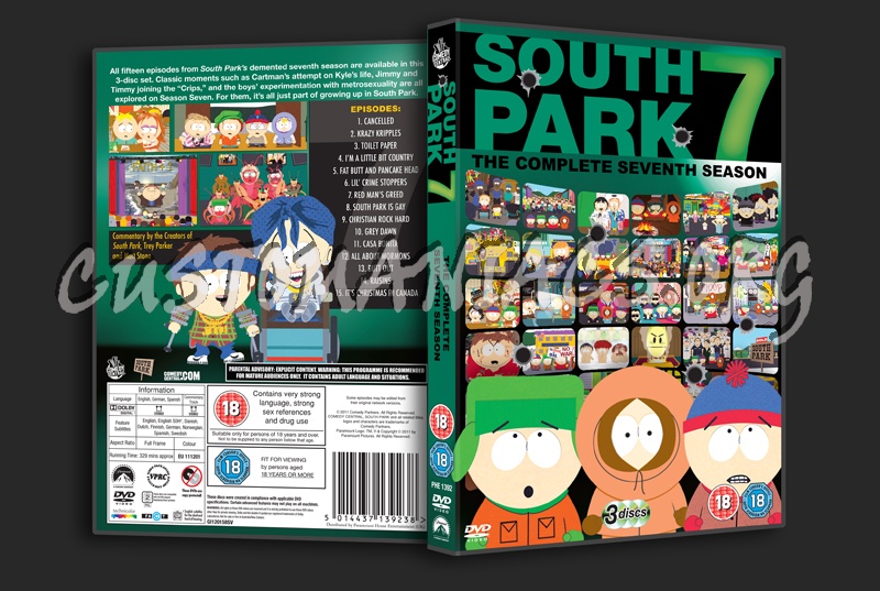 South Park Season 7 dvd cover