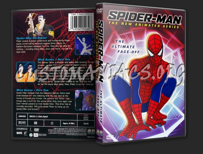 Spider-man The Ultimate Face-off dvd cover