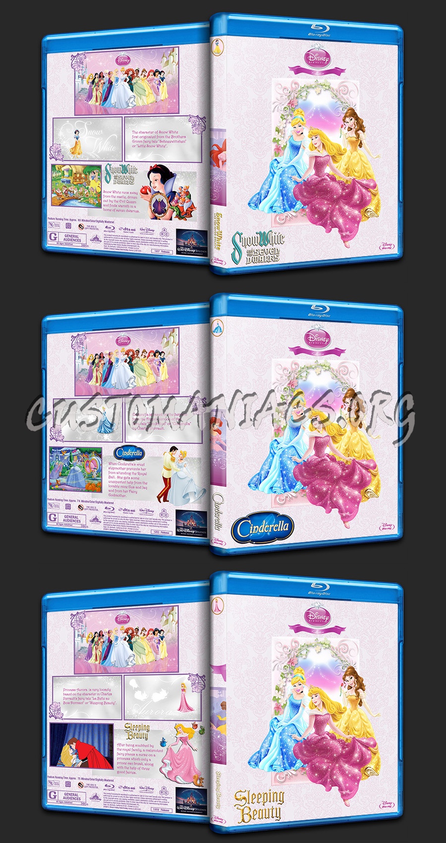 Disney Princess Collection blu-ray cover