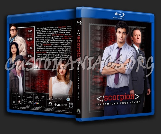 Scorpion - Season 1 blu-ray cover