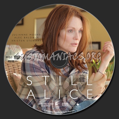 Still Alice dvd label
