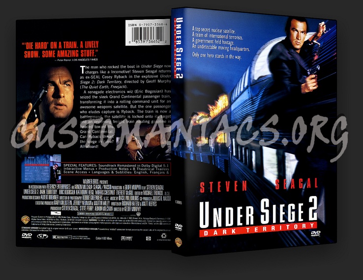 Under Siege 2: Dark Territory dvd cover