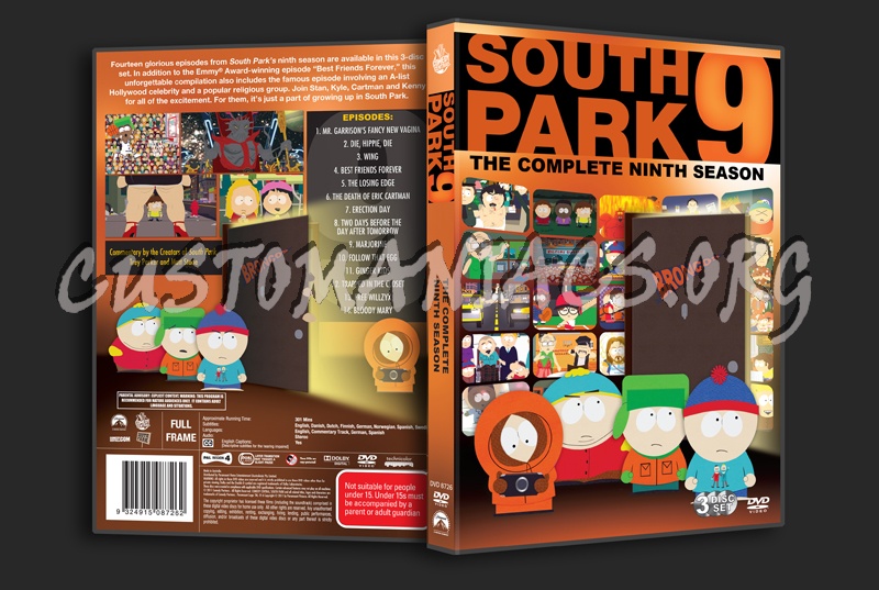 South Park Season 9 dvd cover