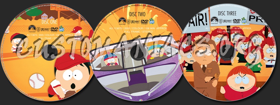 South Park Season 9 dvd label