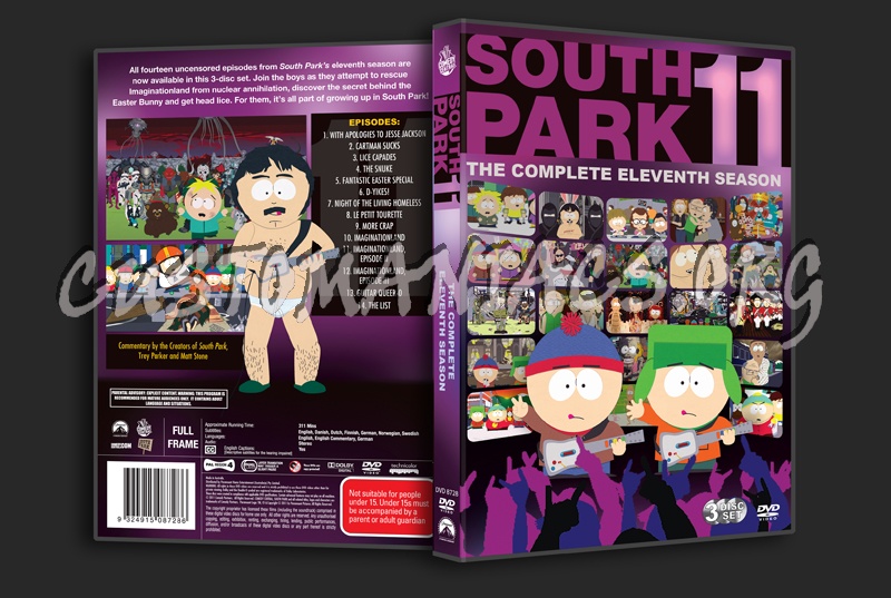 South Park Season 11 dvd cover