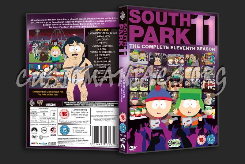 South Park Season 11 dvd cover