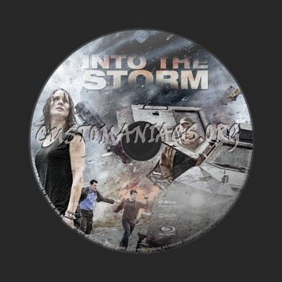 Into the Storm blu-ray label