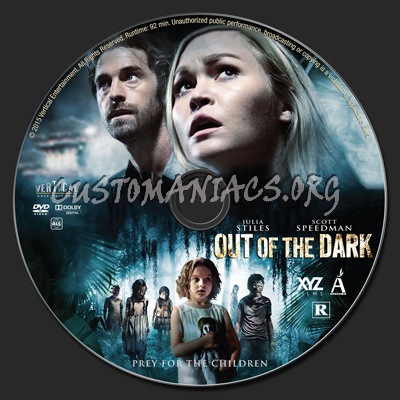 Out of the Dark dvd label