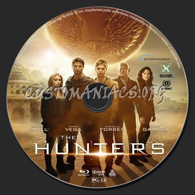 The Hunters blu-ray label