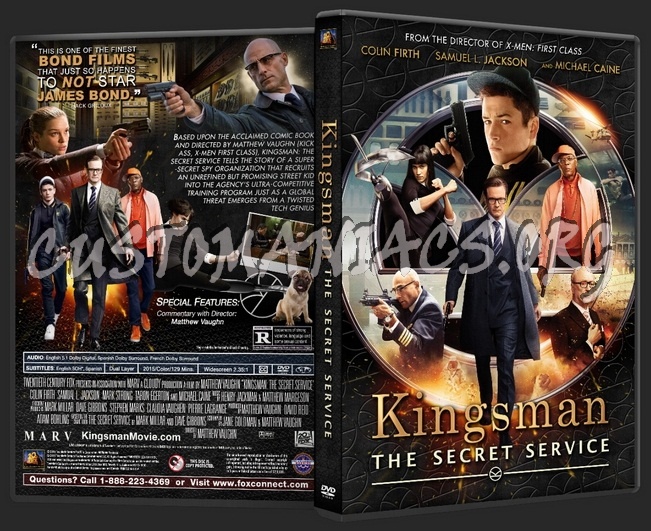 Kingsman the secret service dvd cover