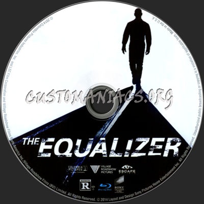 The Equalizer blu-ray label