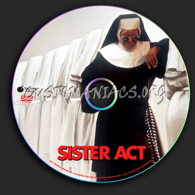 Sister Act dvd label