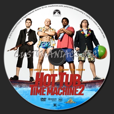 Hot Tub Time Machine 2 dvd label