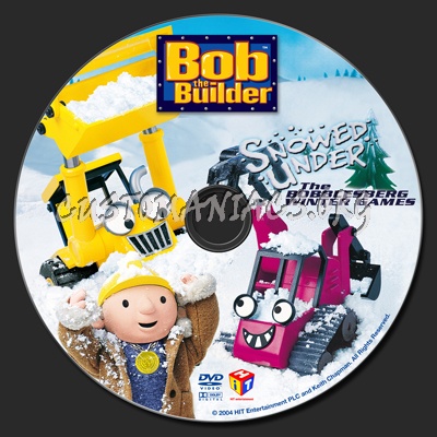 Bob The Builder Snowed Under - The Bobblesberg Winter Games dvd label