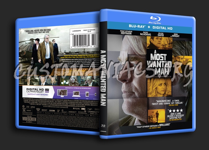 A Most Wanted Man blu-ray cover