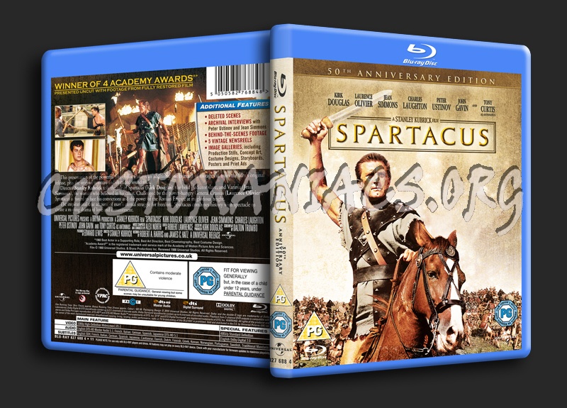 Spartacus blu-ray cover