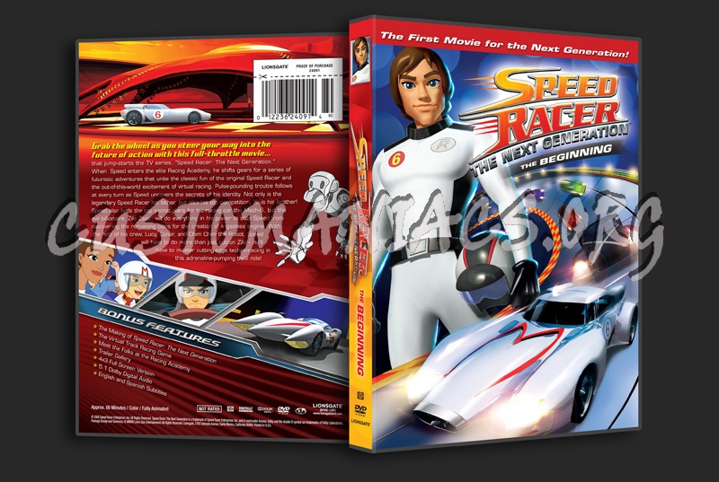 Speed Racer The Beginning dvd cover