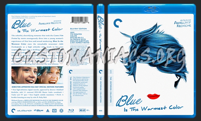 695 - Blue Is The Warmest Color blu-ray cover