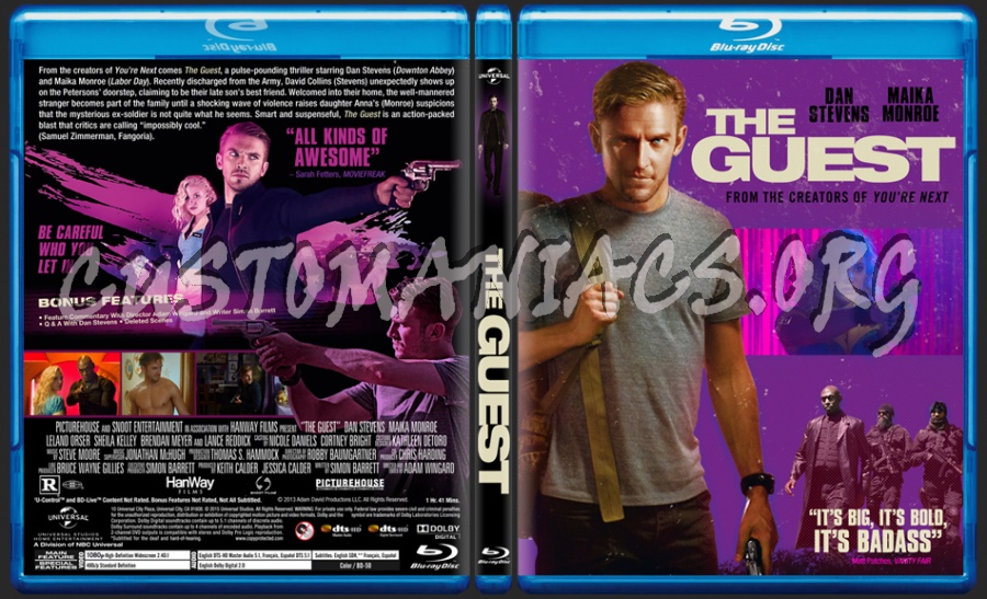 The Guest (2014) dvd cover