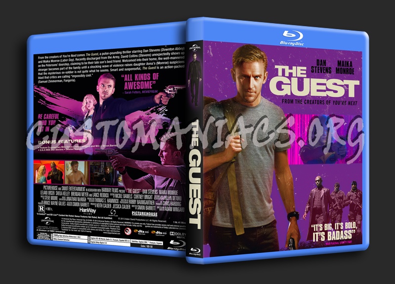 The Guest (2014) dvd cover