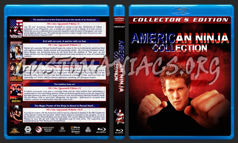 American Ninja Collection blu-ray cover