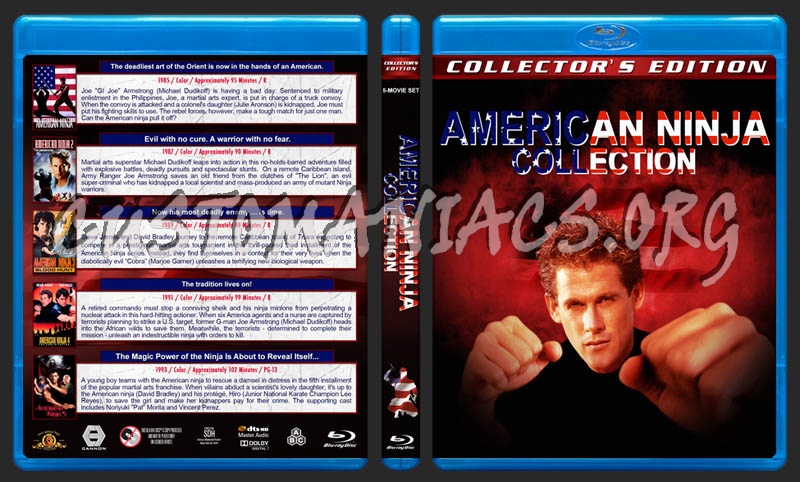 American Ninja Collection blu-ray cover