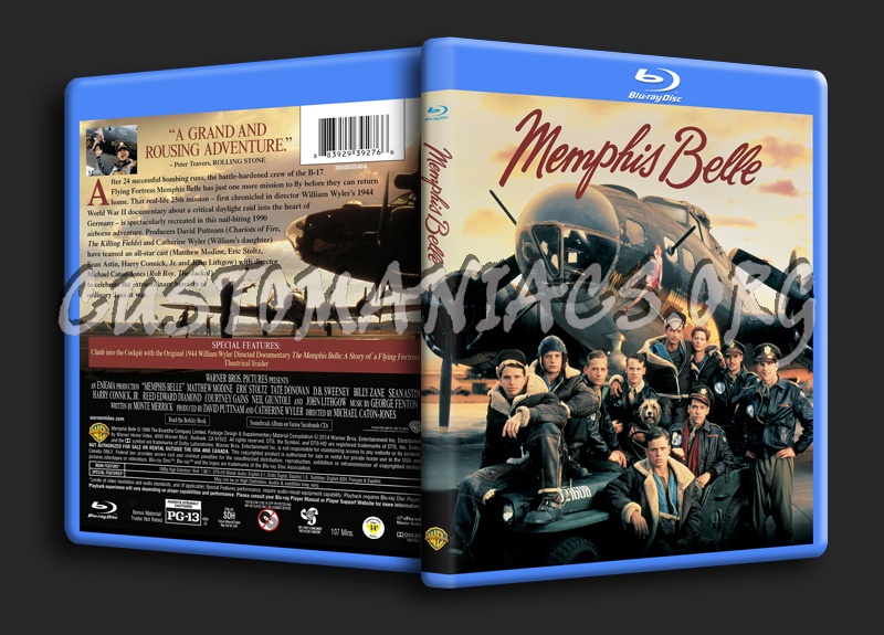 Memphis Belle blu-ray cover