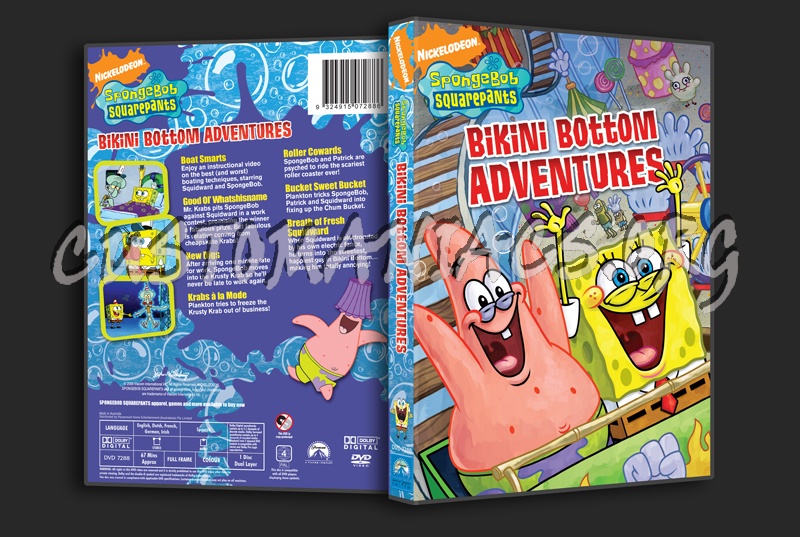 Spongebob Squarepants Bikini Bottom Adventures dvd cover