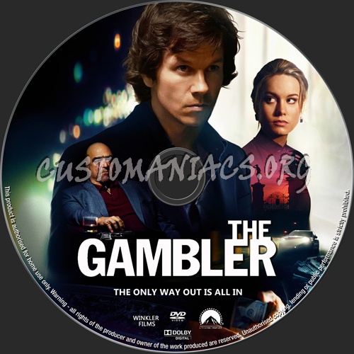 The Gambler dvd label