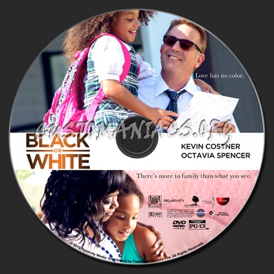 Black Or White dvd label