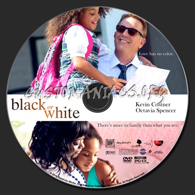 Black Or White dvd label