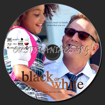 Black Or White blu-ray label