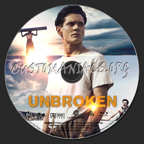 Unbroken blu-ray label