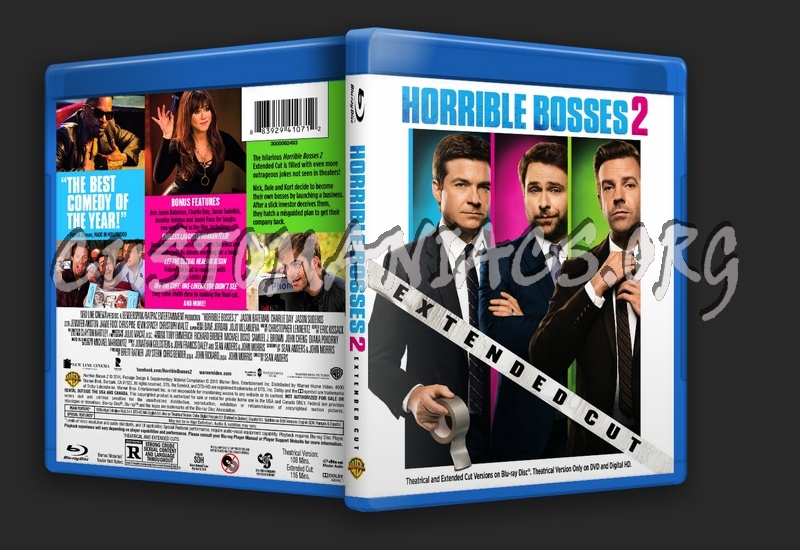 Horrible Bosses 2 blu-ray cover