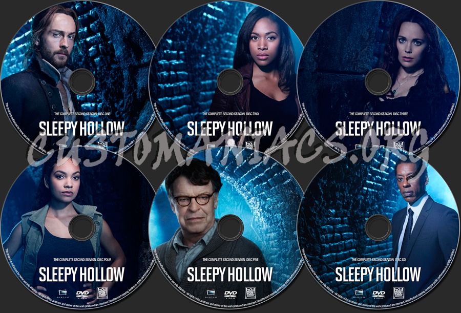 Sleepy Hollow Season 2 dvd label