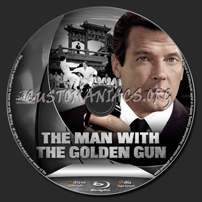 The Man With the Golden Gun blu-ray label