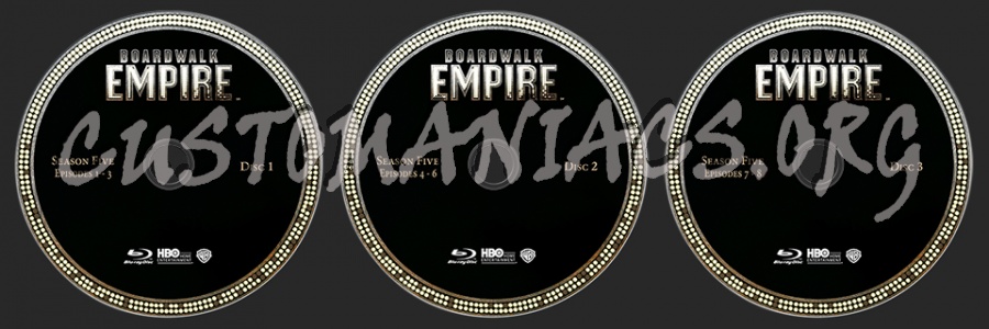 Boardwalk Empire Season 5 blu-ray label