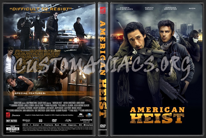 American Heist dvd cover